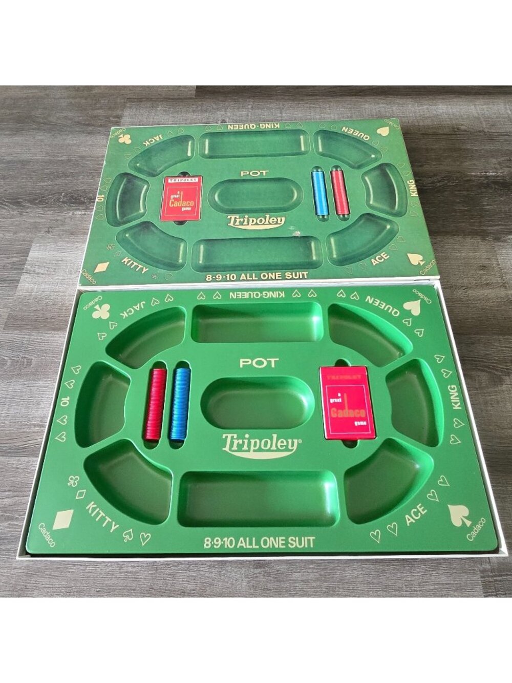 Tripoley Board Game Cadaco Special Edition No 300 Vintage Michigan Rummy Poker